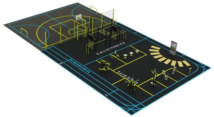TGO wins showcase outdoor gym project in Greenwich